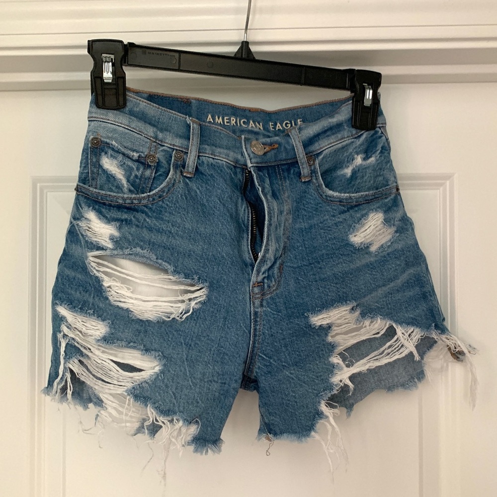 American Eagle High Rise Boyfriend Shorts